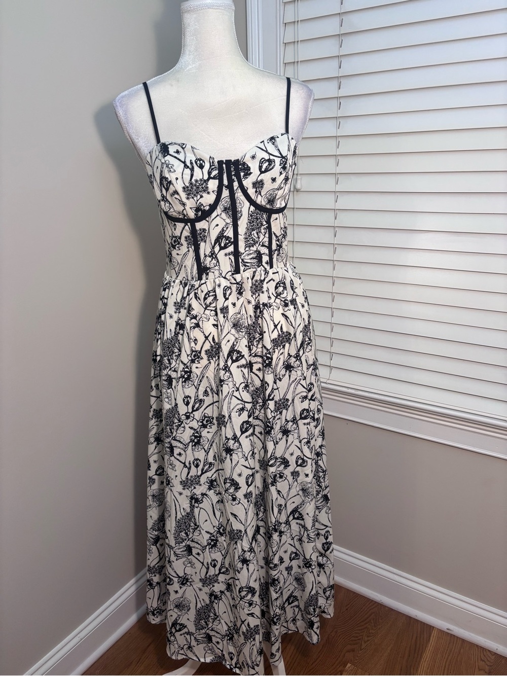 SHEIN Bustier Maxi Dress